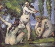 Paul Cezanne Three Bathers (mk06) Spain oil painting artist